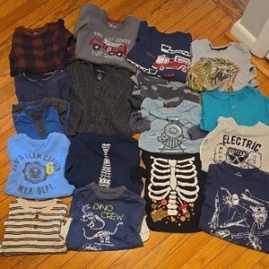 Assorted Kids Graphic and Patterned long sleeve shirts